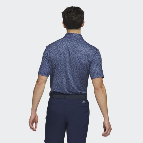 Polo De Golf Imprimé Ultimate365 Bleu Marine Adidas