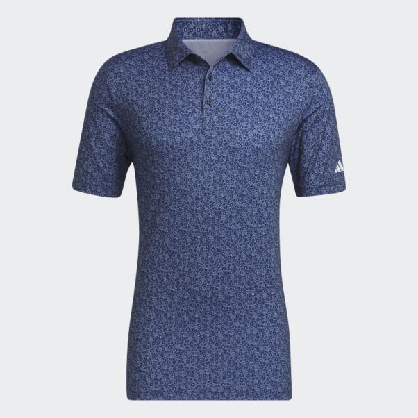 Polo De Golf Imprimé Ultimate365 Bleu Marine Adidas