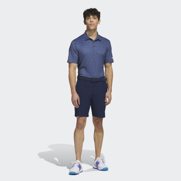 Polo De Golf Imprimé Ultimate365 Bleu Marine Adidas