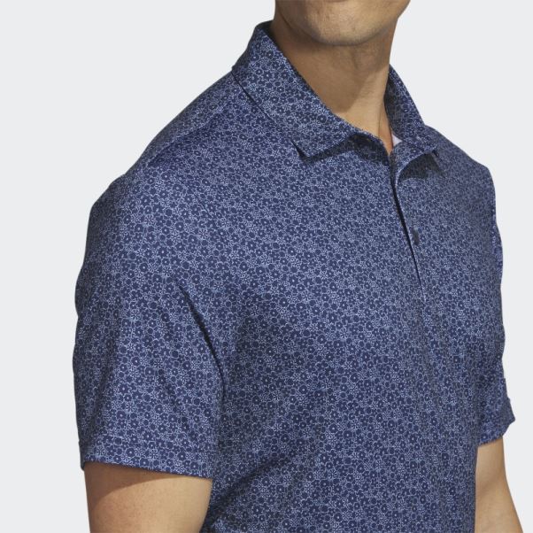 Polo De Golf Imprimé Ultimate365 Bleu Marine Adidas