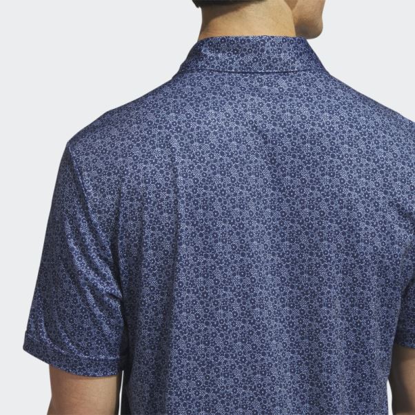 Polo De Golf Imprimé Ultimate365 Bleu Marine Adidas