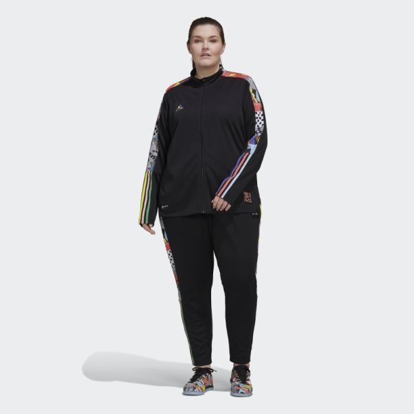 Pantalon De Survêtement Tiro Pride Noir (taille Plus) Adidas