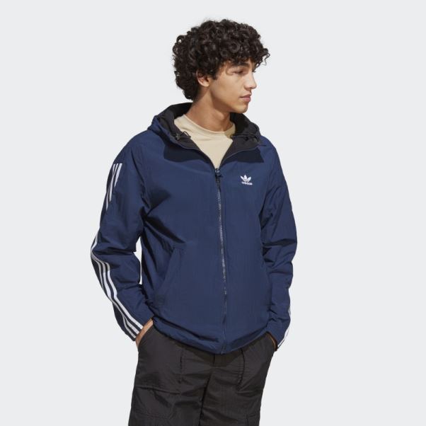 Veste Polaire Réversible Adidas Indigo Nuit