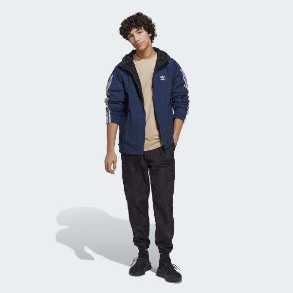 Veste Polaire Réversible Adidas Indigo Nuit