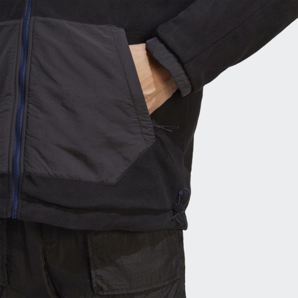 Veste Polaire Réversible Adidas Indigo Nuit