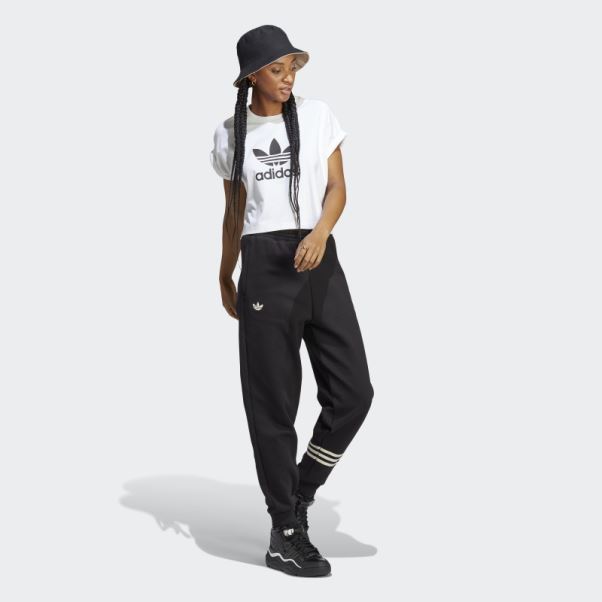 Adicolor Classics T-shirt Court Trèfle Blanc Adidas