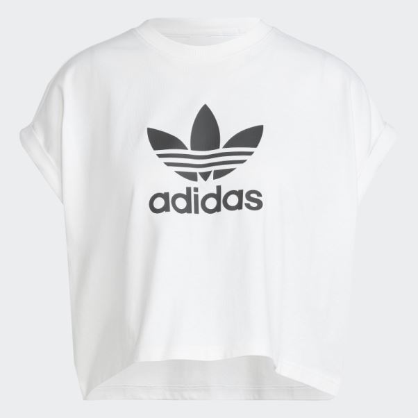 T-shirt Adicolor Classics Trèfle Court Blanc Adidas