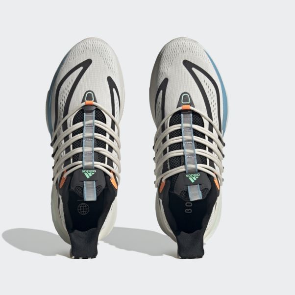 Chaussures Adidas Alphaboost V1 Blanches