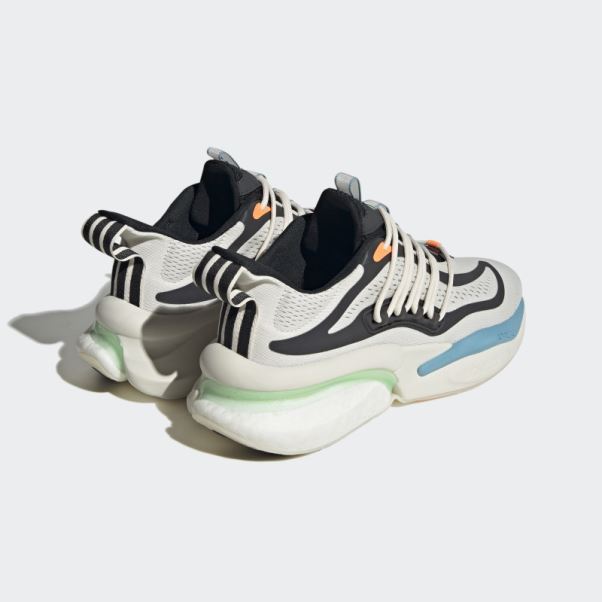 Chaussures Adidas Alphaboost V1 Blanches