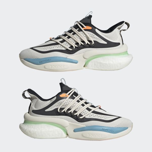 Chaussures Adidas Alphaboost V1 Blanches