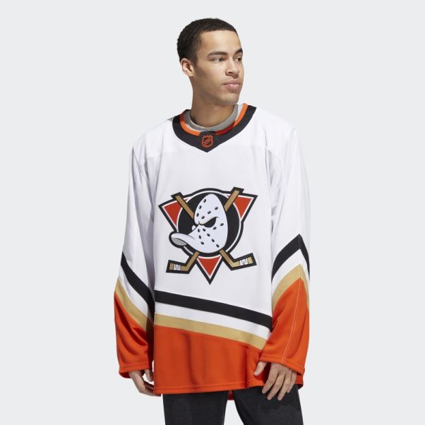 Maillot Adidas Ducks Authentique Reverse Wordmark Blanc