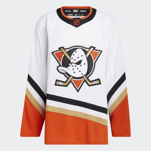 Maillot Adidas Ducks Authentique Reverse Wordmark Blanc