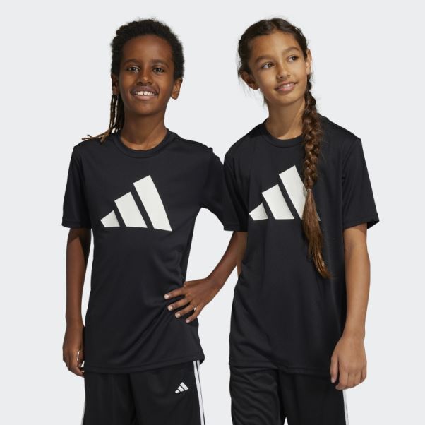 T-shirt Train Essentials Aeroready Logo Regular Fit Noir Adidas