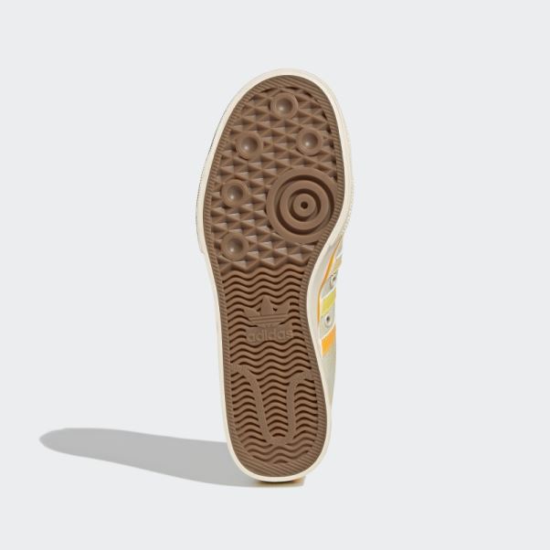 Nizza Plate-forme Chaussures Jaune Adidas