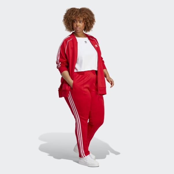 Adidas Scarlet Adicolor Classics Sst Track Top (taille Plus)