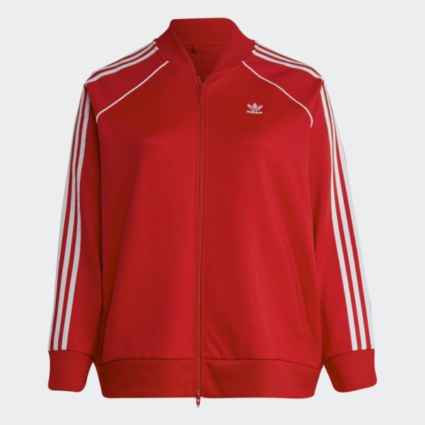 Adidas Scarlet Adicolor Classics Sst Track Top (taille Plus)