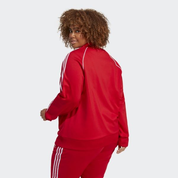 Veste De Survêtement Adicolor Classics Sst (taille Plus) écarlate Adidas