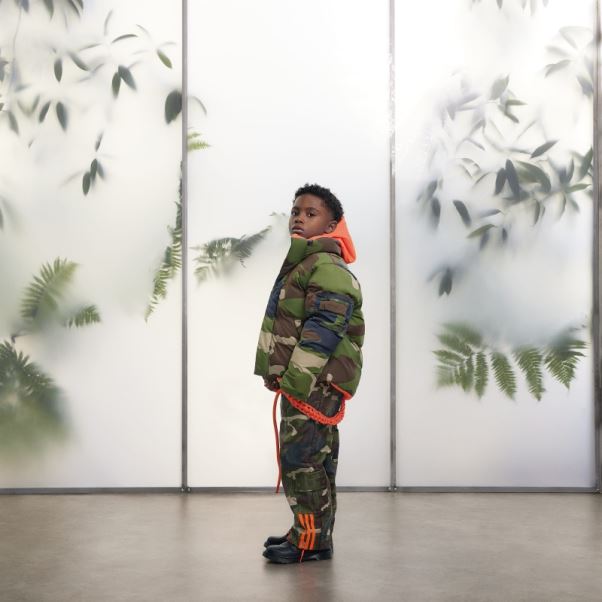Doudoune En Nylon Léger Adidas Aop Camo