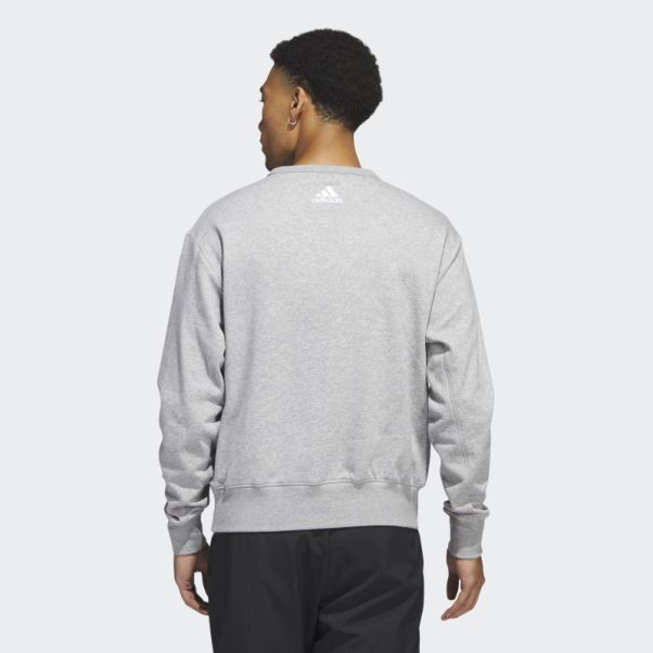 Sweat Adidas Coyotes Vintage Crew Gris Moyen