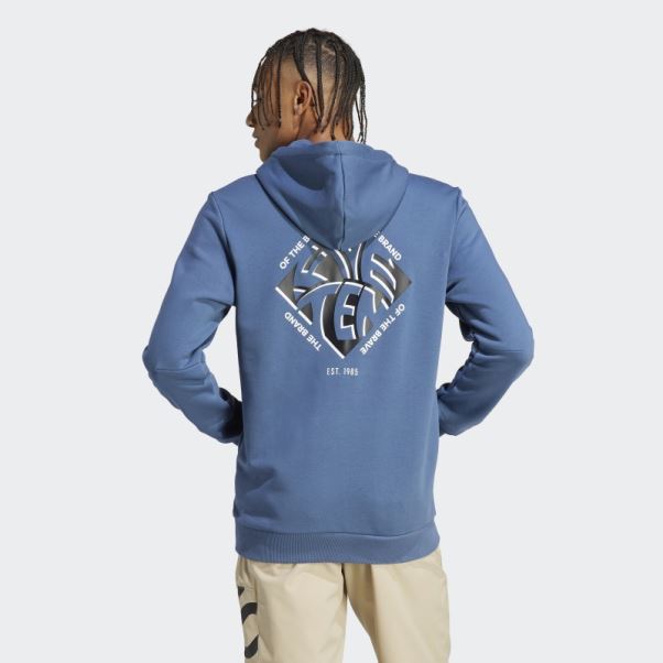 Cinq Dix Sweat à Capuche Graphique En Acier Adidas