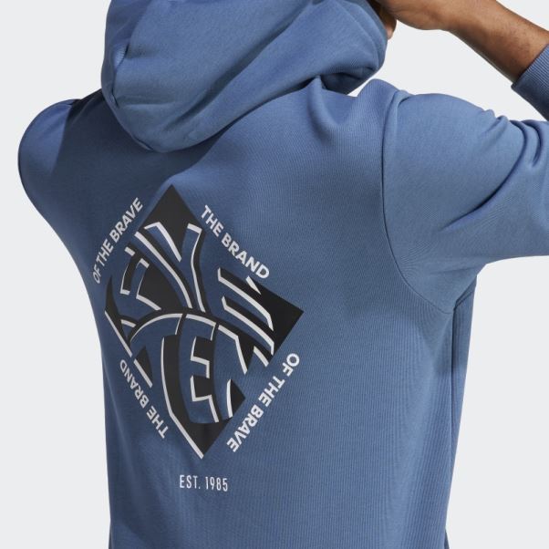 Cinq Dix Sweat à Capuche Graphique En Acier Adidas