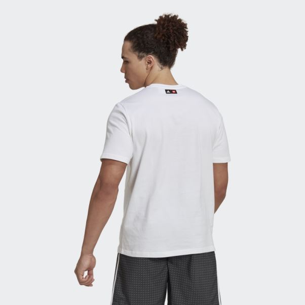 T-shirt Graphique Adidas X Lego Soccer Blanc Chaud