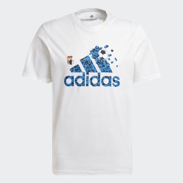 T-shirt Graphique Adidas X Lego Soccer Blanc Chaud