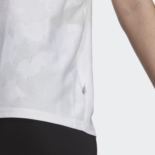 Débardeur De Running Adidas Made To Be Remade Blanc