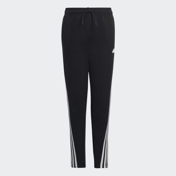Pantalon Adidas Future Icon Noir à 3 Bandes Longueur Cheville