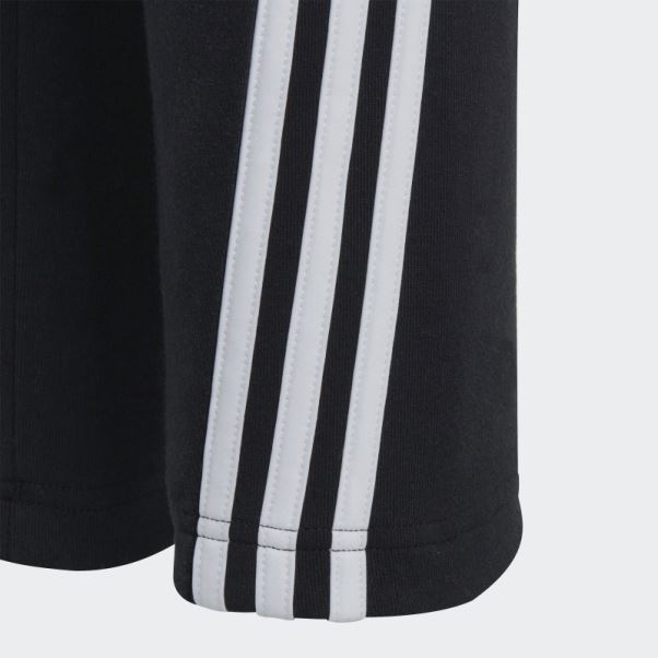 Pantalon Adidas Future Icon Noir à 3 Bandes Longueur Cheville