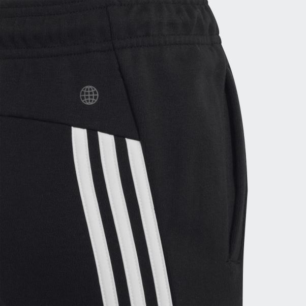 Pantalon Adidas Future Icon Noir à 3 Bandes Longueur Cheville