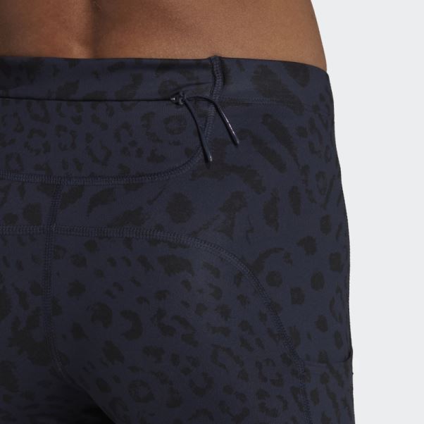 Adidas Encre Fastimpact Running Leopard 7/8 Leggings
