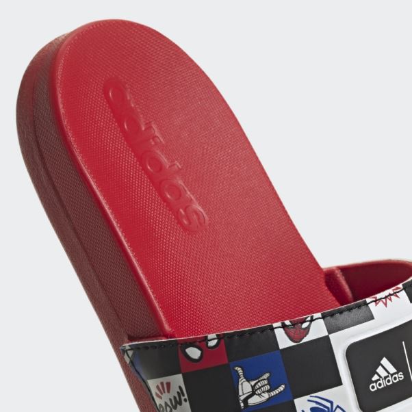 Adidas X Disney Adilette Comfort Spider-man Slides Noir
