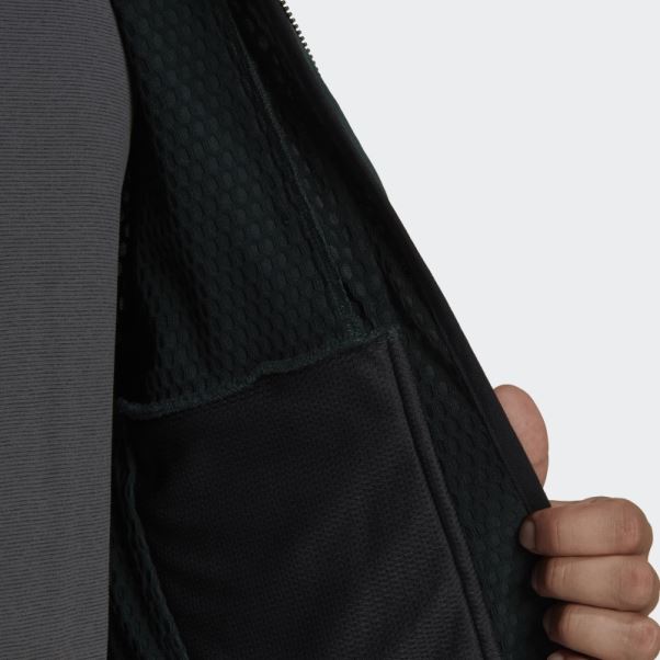 Veste Polaire De Randonnée à Capuche Adidas Terrex Tech Flooce Verte
