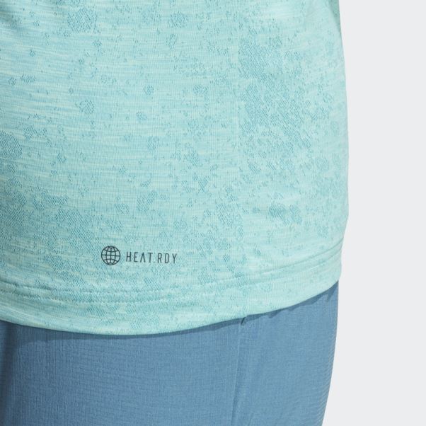 Tee Shirt Tennis Freelift Bleu Adidas