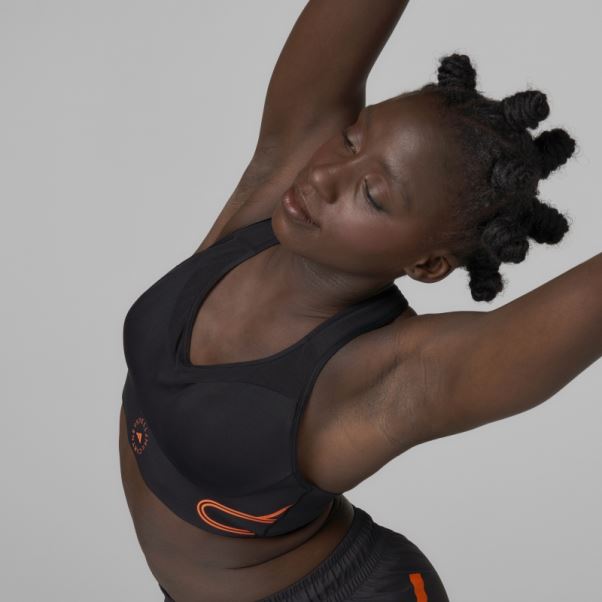 Adidas By Stella Mccartney Truepace Soutien-gorge De Sport à Maintien élevé Noir