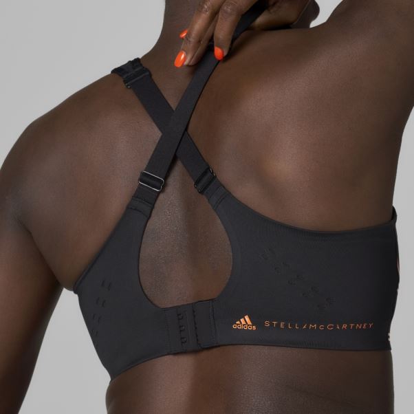 Adidas By Stella Mccartney Truepace Soutien-gorge De Sport à Maintien élevé Noir