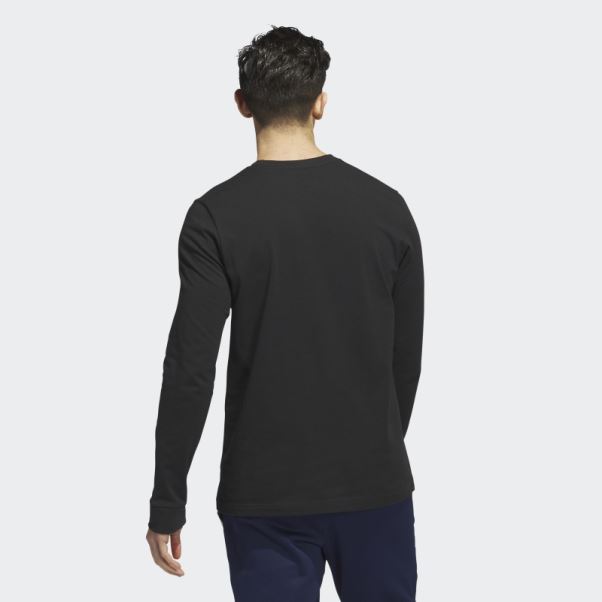 T-shirt Manches Longues Frelons Noirs Adidas