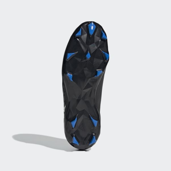 Predator Edge.3 Chaussures De Sol Ferme Noires Adidas