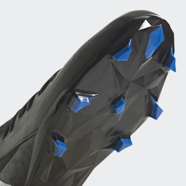 Predator Edge.3 Chaussures De Sol Ferme Noires Adidas