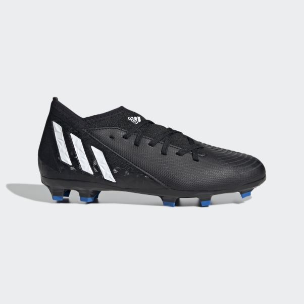Predator Edge.3 Chaussures De Football Pour Terrain Sec Noir Adidas