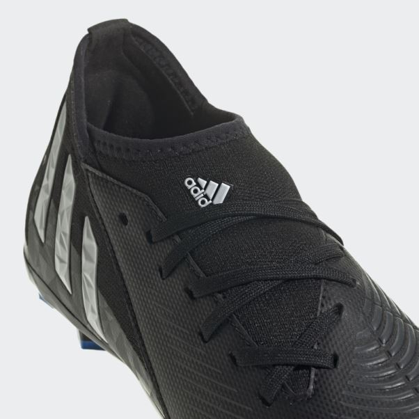 Predator Edge.3 Chaussures De Football Pour Terrain Sec Noir Adidas