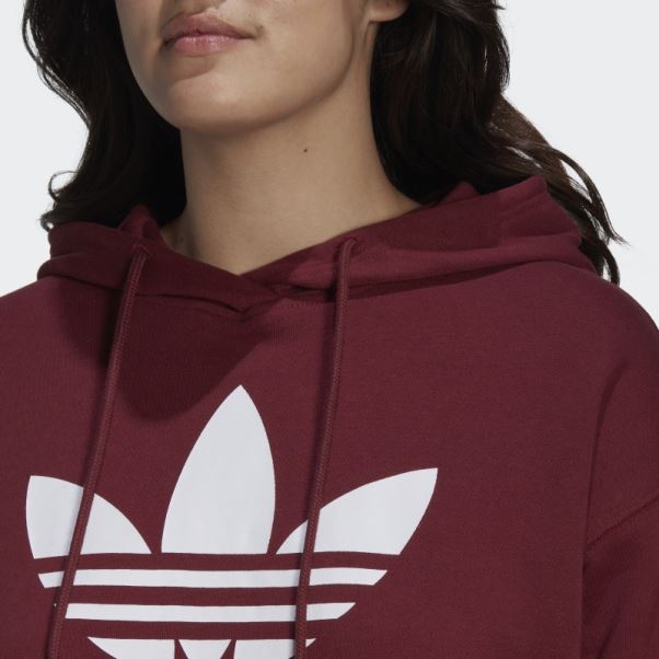 Sweat à Capuche Trèfle Rouge (grande Taille) Adidas