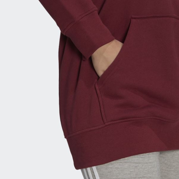 Sweat à Capuche Trèfle Rouge (grande Taille) Adidas