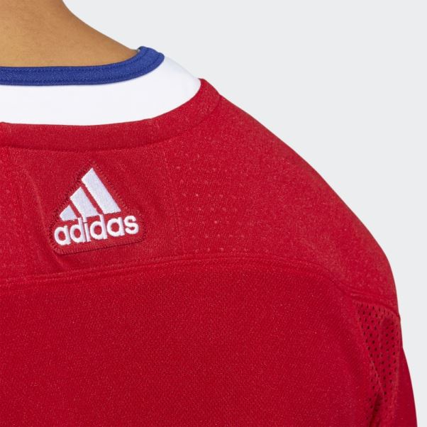 Canadiens Canadiens Rouge Maillot Domicile Authentique Adidas
