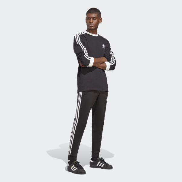 Adidas Adicolor Classics 3-stripes T-shirt Manches Longues Noir