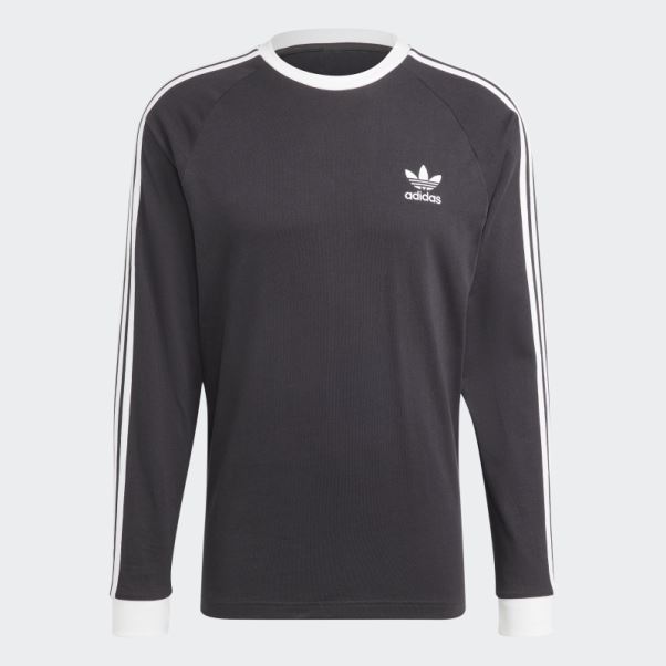 Adidas Adicolor Classics 3-stripes T-shirt Manches Longues Noir