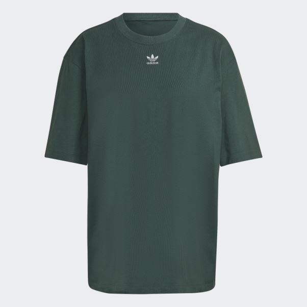 Tee Shirt Adidas Adicolor Essentials Vert Minéral