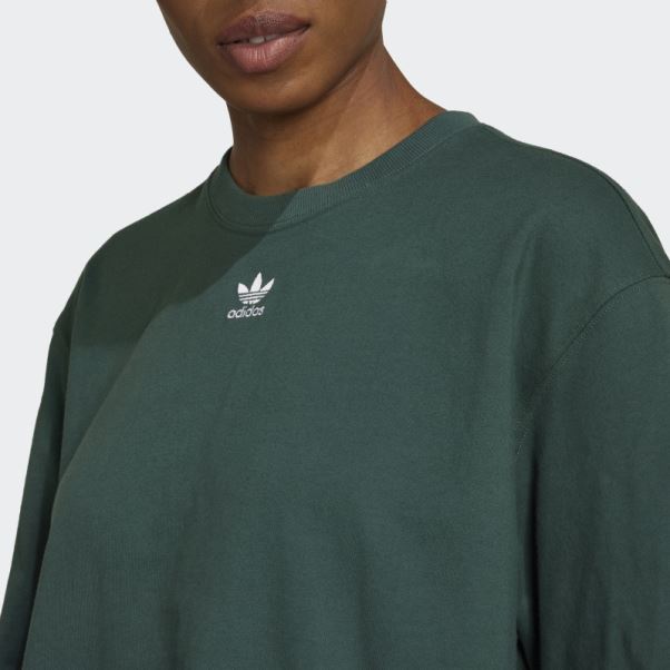 Tee Shirt Adidas Adicolor Essentials Vert Minéral
