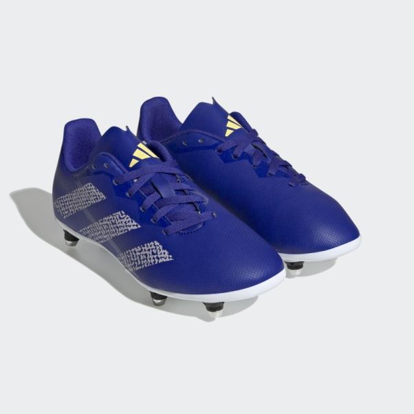 Adidas Rugby Junior Sg Boots Bleu